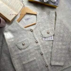 Cardigan old money Lilas